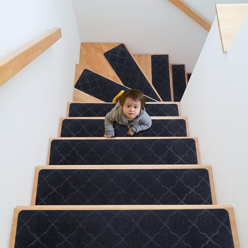 a child climbing up the stairs